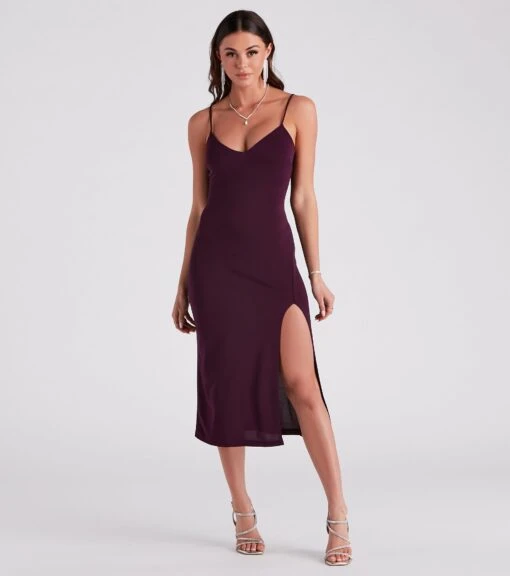 Windsor. Back Of My Mind Crepe Slip Dress -Specialtycookwareus 05102 4828 1