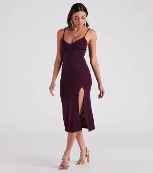 Windsor. Back Of My Mind Crepe Slip Dress -Specialtycookwareus 05102 4828 3