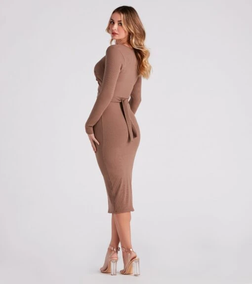 Windsor. You're The One Tie-Front Midi Dress -Specialtycookwareus 05102 4843 2