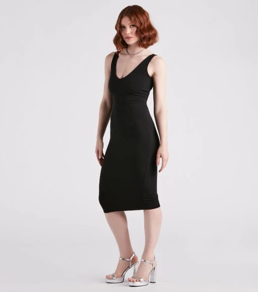 Windsor. Chic Everyday Style Midi Dress -Specialtycookwareus 05102 4844 3