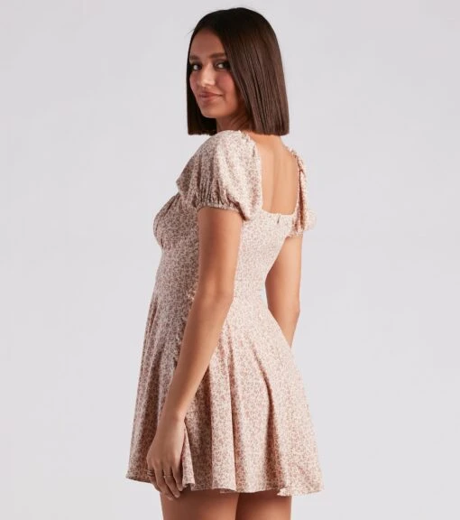 Windsor. Cute Charm Ditsy Floral Skater Dress -Specialtycookwareus 05102 4854 2