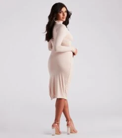 Windsor. On A Roll Turtleneck Midi Dress -Specialtycookwareus 05102 4879 2