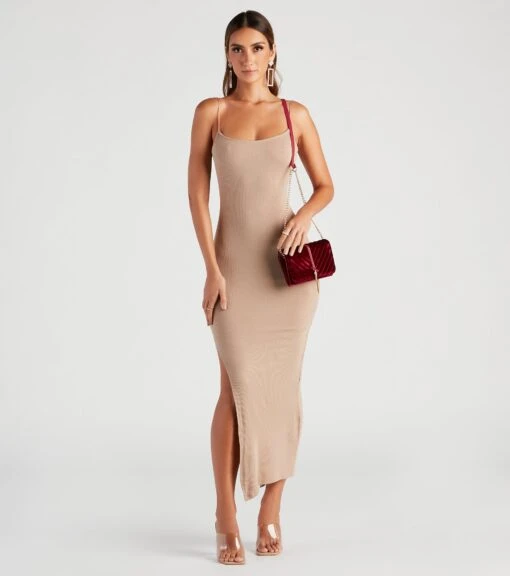 Windsor. Casually Cool Slit Maxi Dress -Specialtycookwareus 05102 4883 1 1
