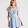 Windsor. Such A Charmer Ditsy Floral Skater Dress -Specialtycookwareus 05102 4885 1