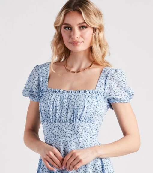 Windsor. Such A Charmer Ditsy Floral Skater Dress -Specialtycookwareus 05102 4885 4