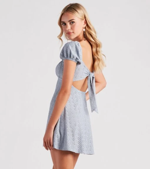 Windsor. Cute Factor Eyelet Lace Skater Dress -Specialtycookwareus 05102 4910 2