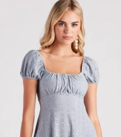 Windsor. Cute Factor Eyelet Lace Skater Dress -Specialtycookwareus 05102 4910 4