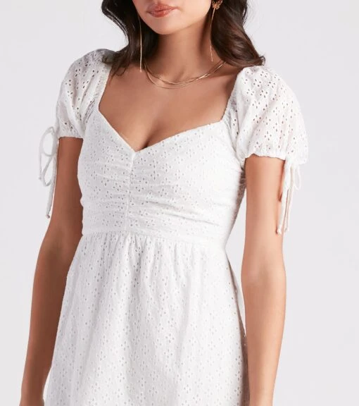 Windsor. Weekend Brunch Eyelet Skater Dress -Specialtycookwareus 05102 4915 4