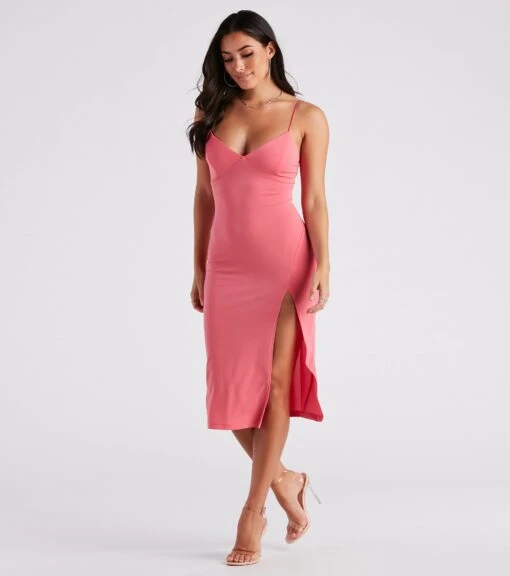 Windsor. Minimalistic Sultry Midi Dress -Specialtycookwareus 05102 4922 3