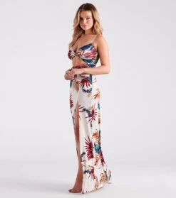 Windsor. Vacation Awaits Tropical Print Cutout Maxi Dress -Specialtycookwareus 05102 4928 3 1d89d61b 6fc3 4058 8583 770e797cbdbc