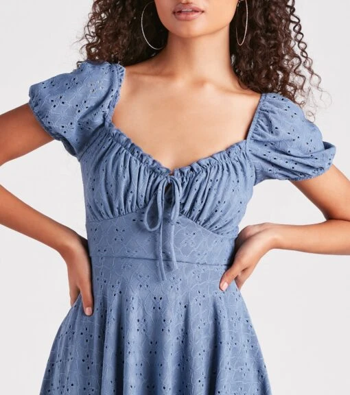 Windsor. Sweet As Me Eyelet Lace Skater Dress -Specialtycookwareus 05102 4937 4