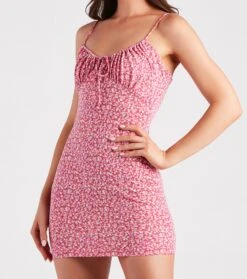 Windsor. Natural Attraction Ditsy Floral Mini Dress -Specialtycookwareus 05102 4938 4