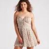 Windsor. Romantic Roots Floral Chiffon Short Dress -Specialtycookwareus 05102 4939 1