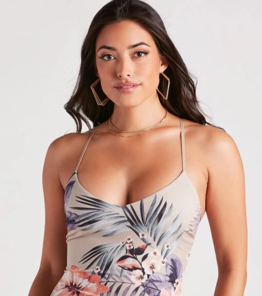 Windsor. Dream Escape Tropical Midi Dress -Specialtycookwareus 05102 4957 4