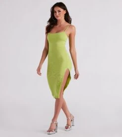 Windsor. Basic Essential Ribbed Knit Midi Dress -Specialtycookwareus 05102 4961 3