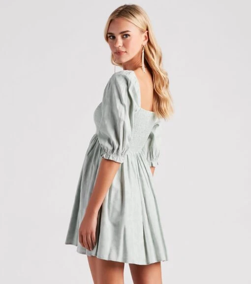 Windsor. Give Me Butterflies Square Neck Skater Dress -Specialtycookwareus 05102 5009 2