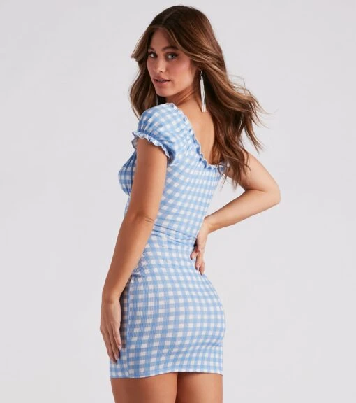 Windsor. Picnic Time Gingham Mini Dress -Specialtycookwareus 05102 5010 2