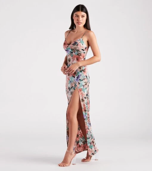 Windsor. Paint Me In Floral V-Neck Maxi Dress -Specialtycookwareus 05102 5018 3 9eecac87 3ed2 4a74 97f3 84d9eae98c34