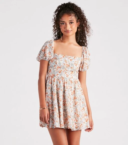 Windsor. Always Charming Floral Eyelet Lace Dress -Specialtycookwareus 05102 5030 1