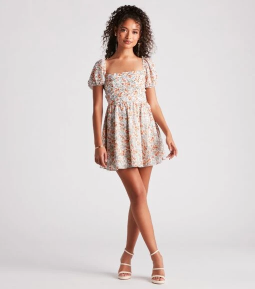Windsor. Always Charming Floral Eyelet Lace Dress -Specialtycookwareus 05102 5030 3