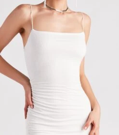 Windsor. Favorite Pick Ruched Slit Midi Dress 5 Windsor. Favorite Pick Ruched Slit Midi Dress -Specialtycookwareus 05102 5034 4