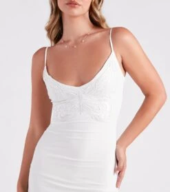 Windsor. Social Butterfly Crochet Knit Mini Dress -Specialtycookwareus 05102 5065 4