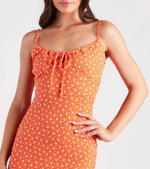 Windsor. Summer Mood Ditsy Floral Mini Dress -Specialtycookwareus 05102 5114 4
