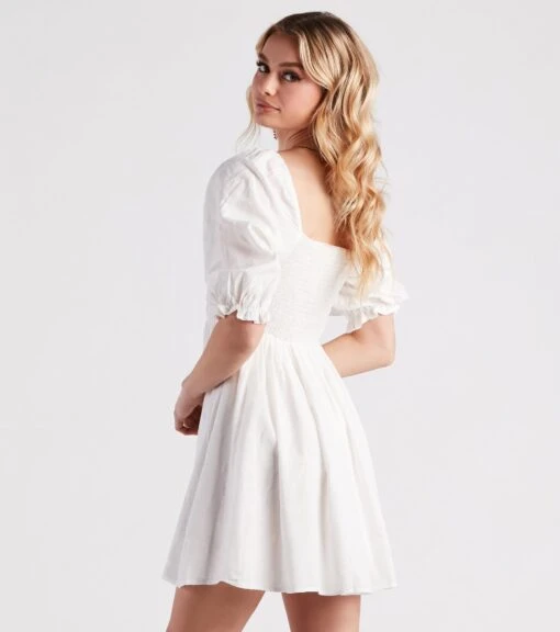 Windsor. Give Me Butterflies Square Neck Skater Dress -Specialtycookwareus 05102 5140 2 f64f23f8 d69c 4ba1 a34d 8e7c43f1a179