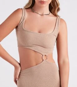 Windsor. Sultry Mood Cutout Bodycon Midi Dress -Specialtycookwareus 05102 5189 4