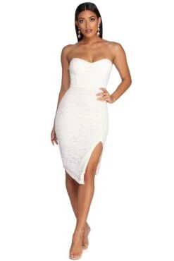 Windsor. Sweet In Lace Midi Dress -Specialtycookwareus 05103 0067 1