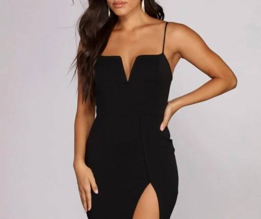 Windsor. Only You V Cut Mini Dress -Specialtycookwareus 05103 0068 3