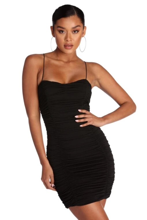 Windsor. Ruched And Ready Mini Dress -Specialtycookwareus 05103 0177 1 63e34e94 1bb9 444c aa2c dced946988cb