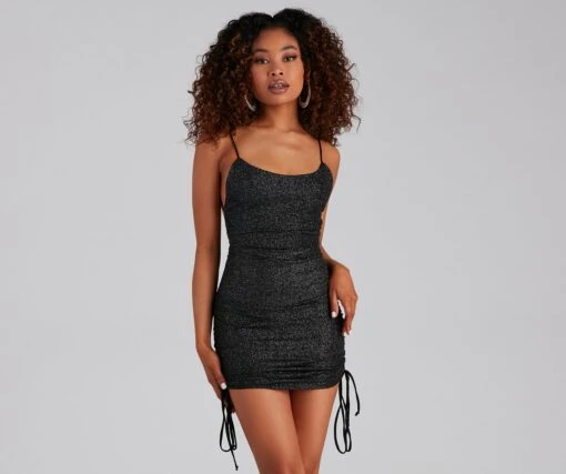Windsor. Ready To Glow Glitter Mini Dress -Specialtycookwareus 05103 0397 3