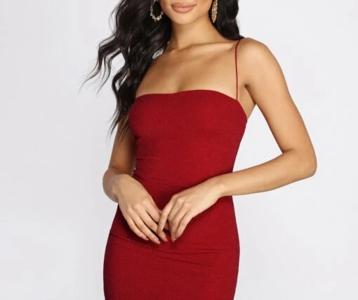 Windsor. Double Take Glitter Mini Dress -Specialtycookwareus 05103 0594 3