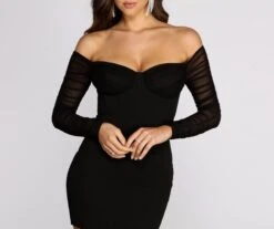 Windsor. Nice To Meet Ya Ruched Off Shoulder Mini Dress -Specialtycookwareus 05103 0813 3