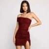 Windsor. First Impression One-Shoulder Glitter Mini Dress -Specialtycookwareus 05103 3646 1