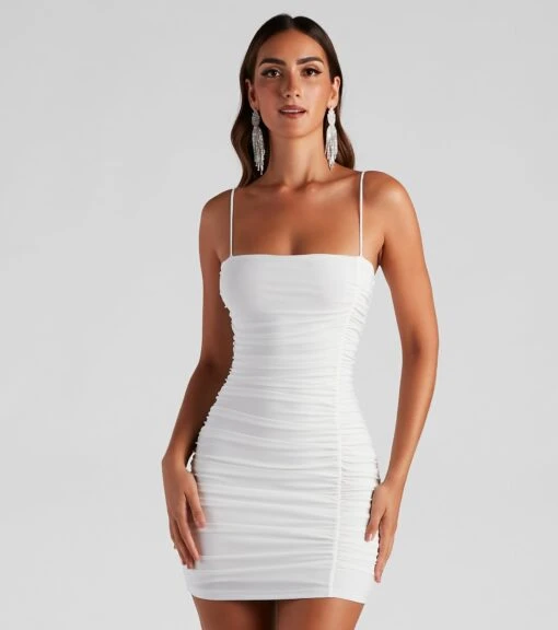 Windsor. Level Up Ruched Mini Dress -Specialtycookwareus 05103 3821 1 bde28d99 4b0b 4113 a8e3 0498c5fa57c4