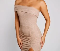 Windsor. First Impression One-Shoulder Glitter Mini Dress -Specialtycookwareus 05103 3952 3