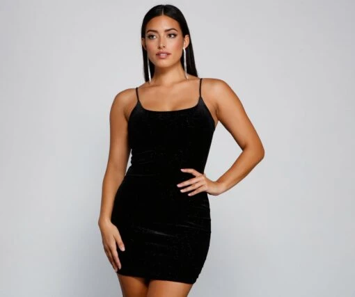 Windsor. Shine On Glitter Velvet Mini Dress -Specialtycookwareus 05103 3980 1 c406d69a 5f5f 4312 927c 58beaa261a9b