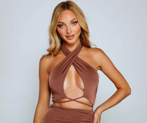 Windsor. All The Ruched Moves Cutout Mini Dress -Specialtycookwareus 05103 4121 3 738396f2 9cd3 4670 a17b 8723eb94ffe3