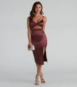 Windsor. Stunning Sleek Style Midi Dress -Specialtycookwareus 05103 4357 1