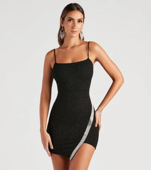 Windsor. All Night Glamour Rhinestone Glitter Mini Dress -Specialtycookwareus 05103 4673 1 1783a184 504e 4e74 a490 5a637937ac73