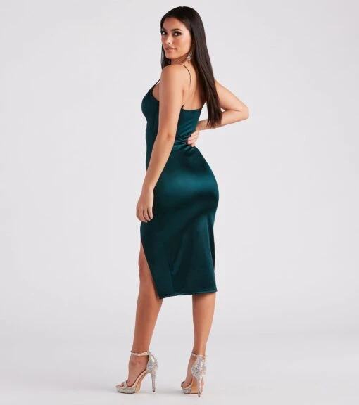 Windsor. Stunning Sleek Style Midi Dress -Specialtycookwareus 05103 4732 2
