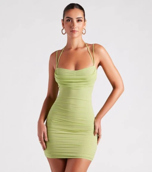 Windsor. Senorita Mesh Strappy Mini Dress -Specialtycookwareus 05103 4919 1