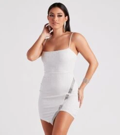Windsor. All Night Glamour Rhinestone Glitter Mini Dress -Specialtycookwareus 05103 4966 1