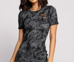 Windsor. Tie Dye Frenzy Brushed Knit Mini Dress -Specialtycookwareus 06002 0581 3