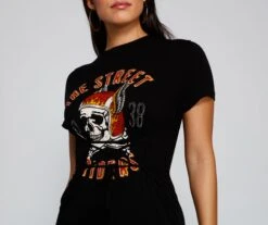 Windsor. Street Rider Graphic Lace-Up Tee -Specialtycookwareus 06002 1024 4 ba50387a 2254 4dc2 9b57 a39a9598fbcd