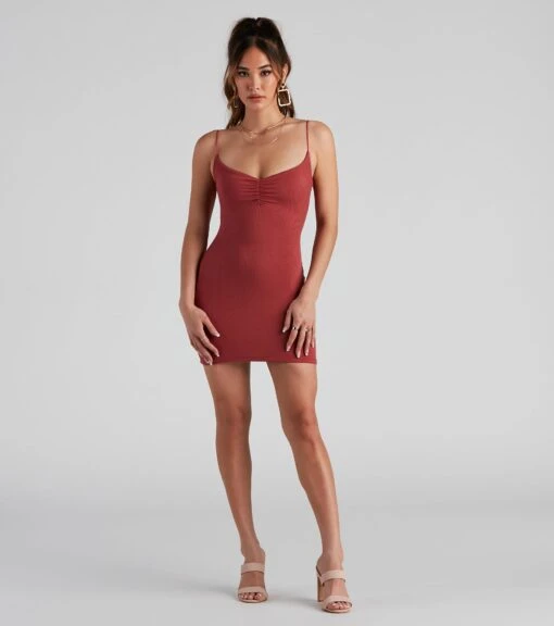 Windsor. Casual Day Ribbed Short Dress -Specialtycookwareus 06002 1230 2