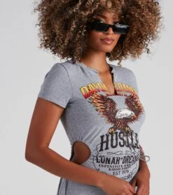Windsor. Daydream Graphic Cutout Tunic Top -Specialtycookwareus 06002 1257 4