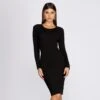 Windsor. Twist Of Glam Ribbed Midi Dress -Specialtycookwareus 06005 0305 1